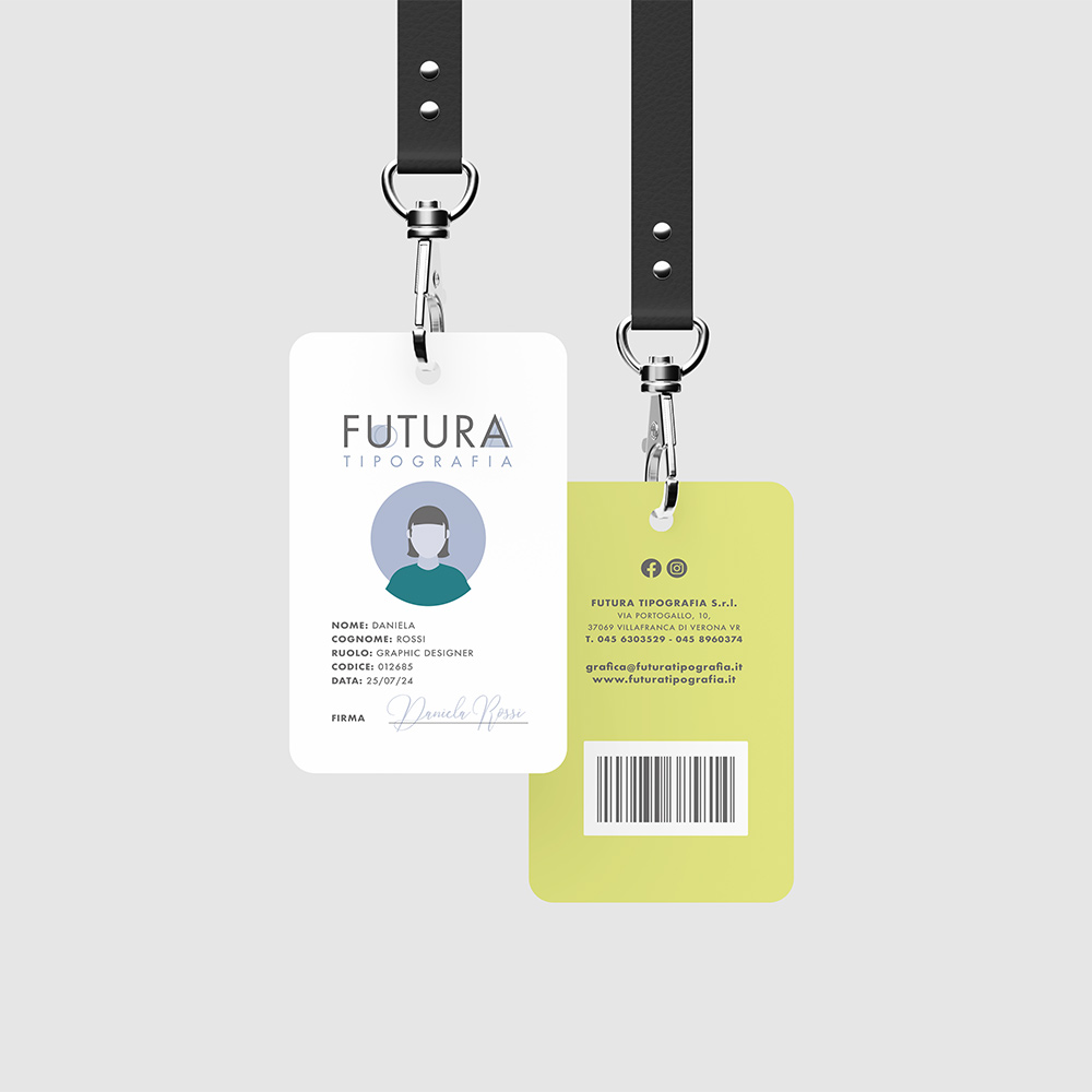 Immagine di un badge